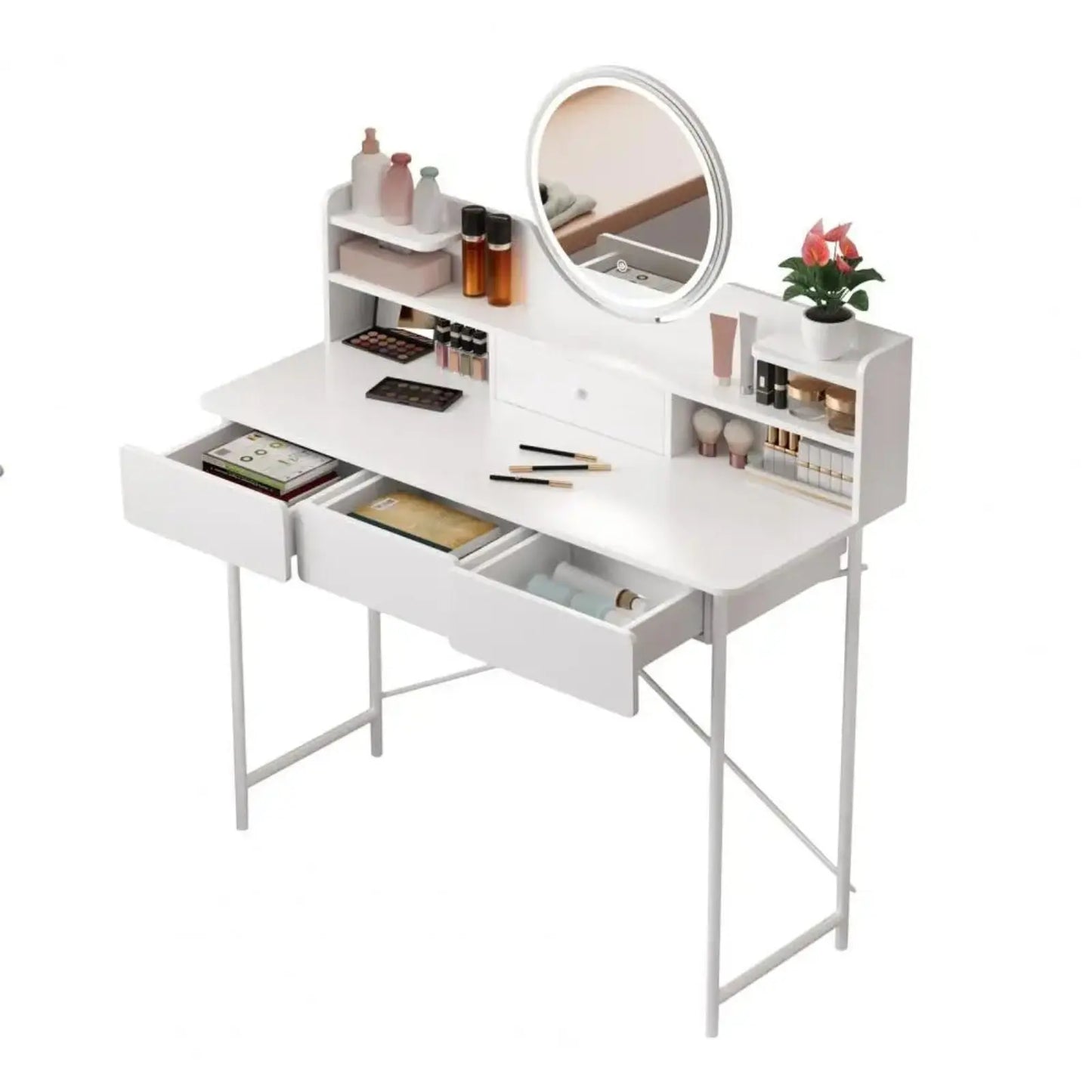Coiffeuse LED | Minimaliste - Miroir émoi - Coiffeuse Miroir