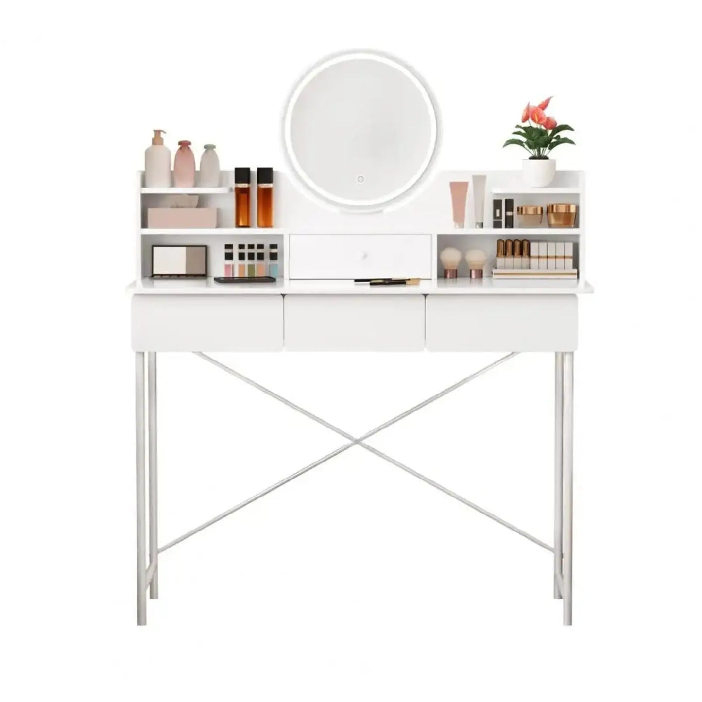 Coiffeuse LED | Minimaliste - Miroir émoi - Coiffeuse Miroir