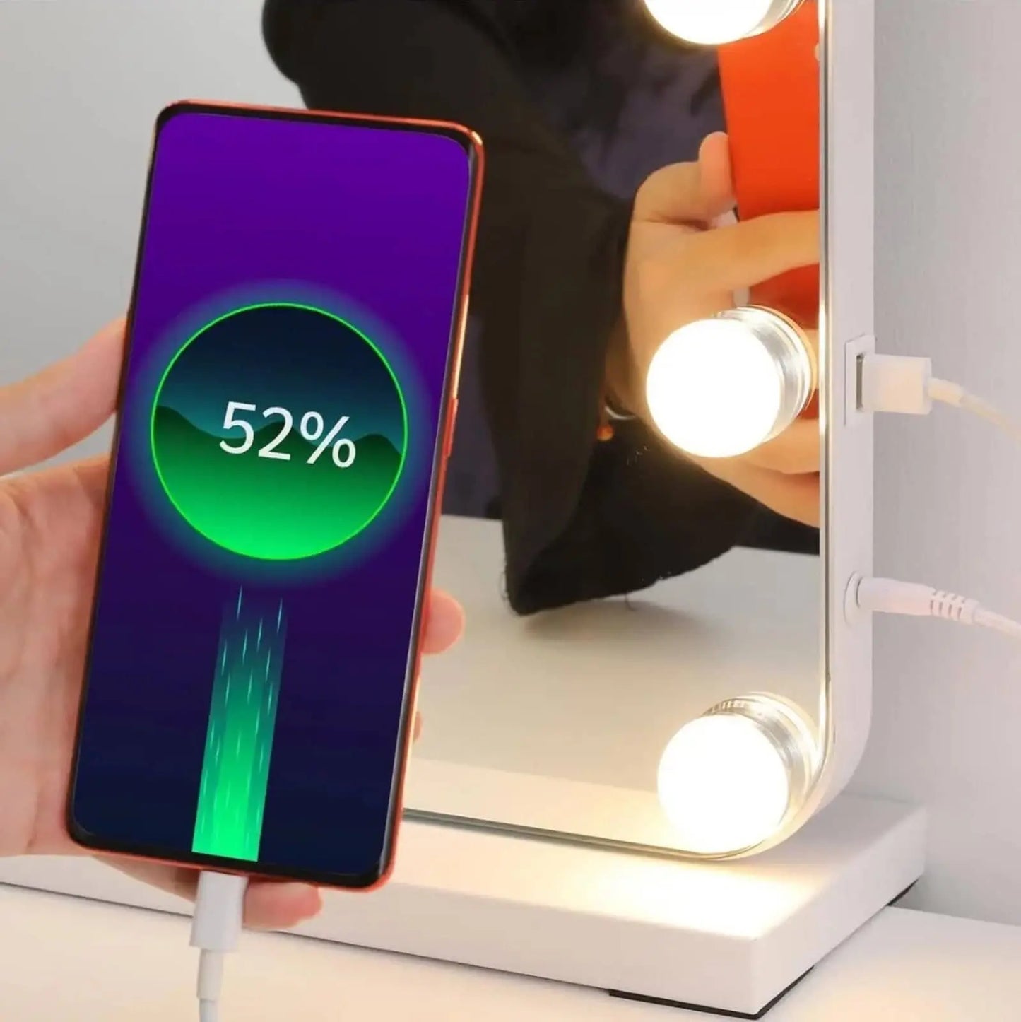 Miroir Coiffeuse | Hollywood LED - Miroir émoi - Miroir Coiffeuse LED