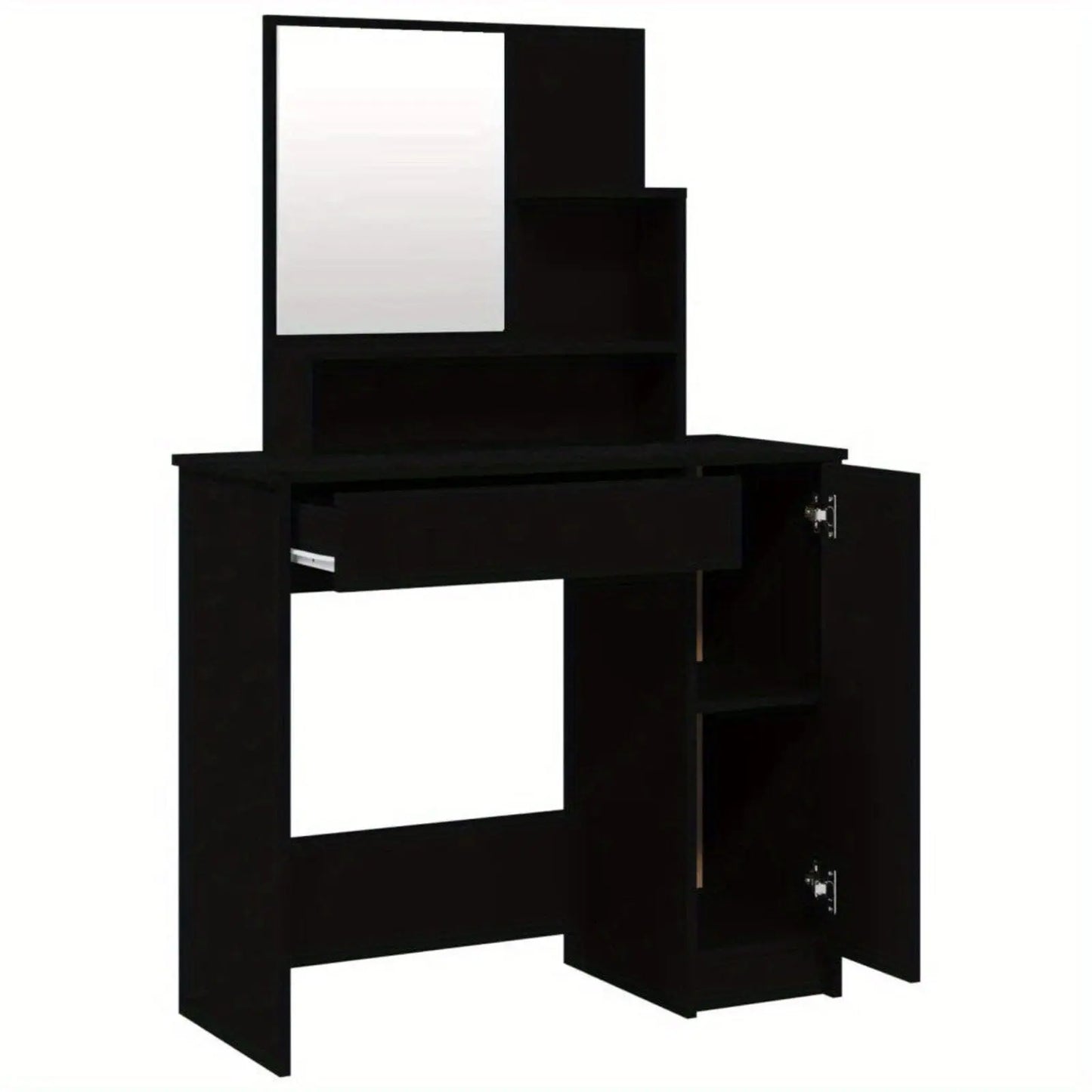 Coiffeuse | Noir Simple - Miroir émoi - Coiffeuse Noir