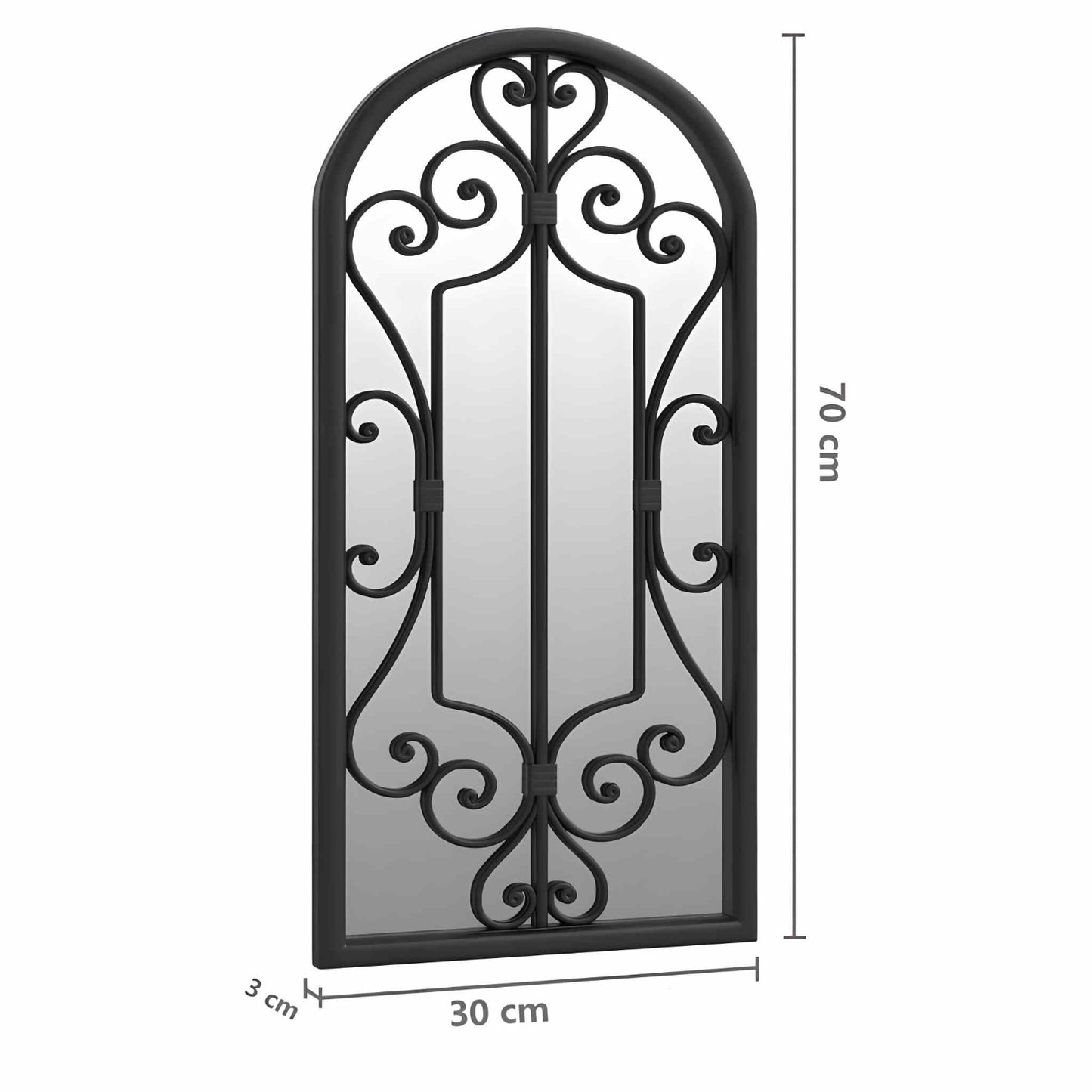 Miroir Arche | Fer Forgé Miroir émoi