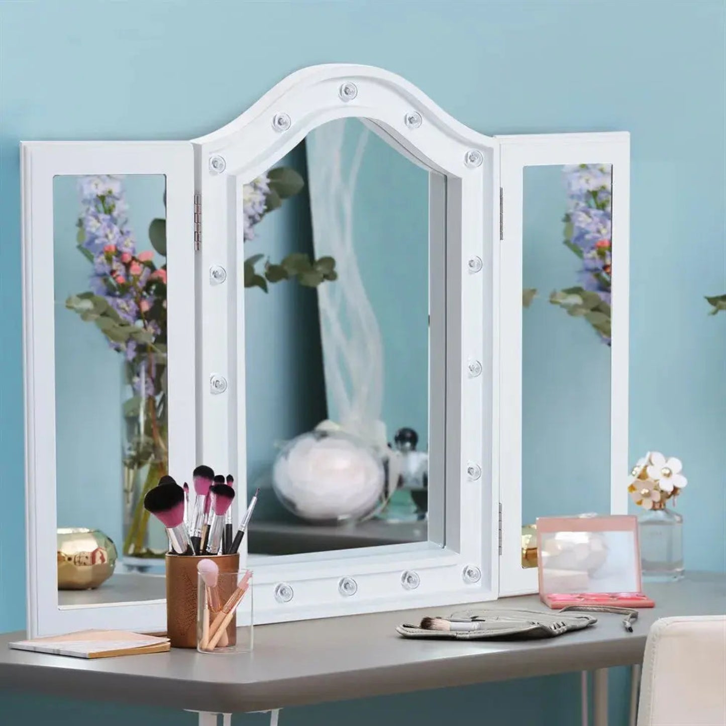 Miroir Coiffeuse LED | Baroque Miroir émoi