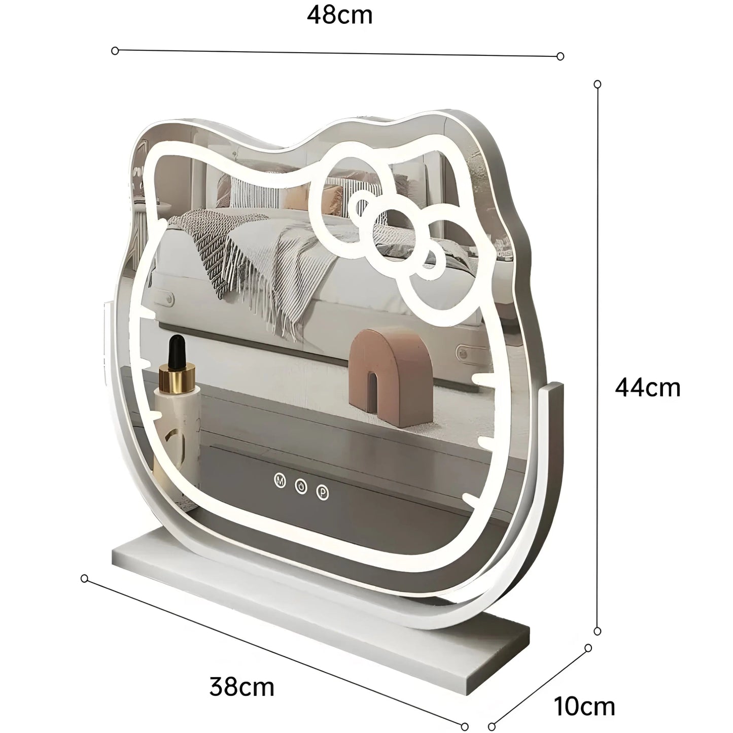 Miroir Coiffeuse LED | Kitty Simple Miroir émoi
