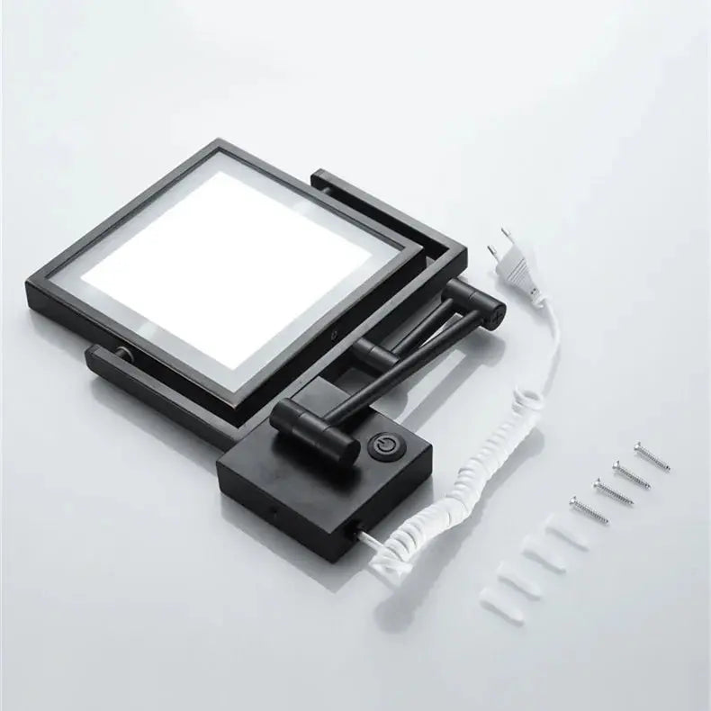 Miroir Grossissant LED | Mural Design Or Rose - Miroir émoi - Miroir