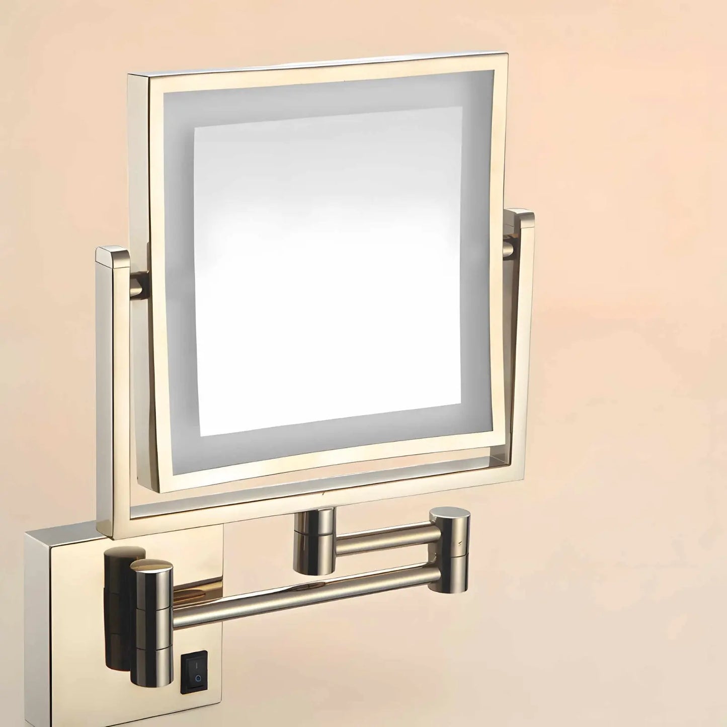 Miroir Grossissant LED | Mural Design Or - Miroir émoi - Miroir Grossissant