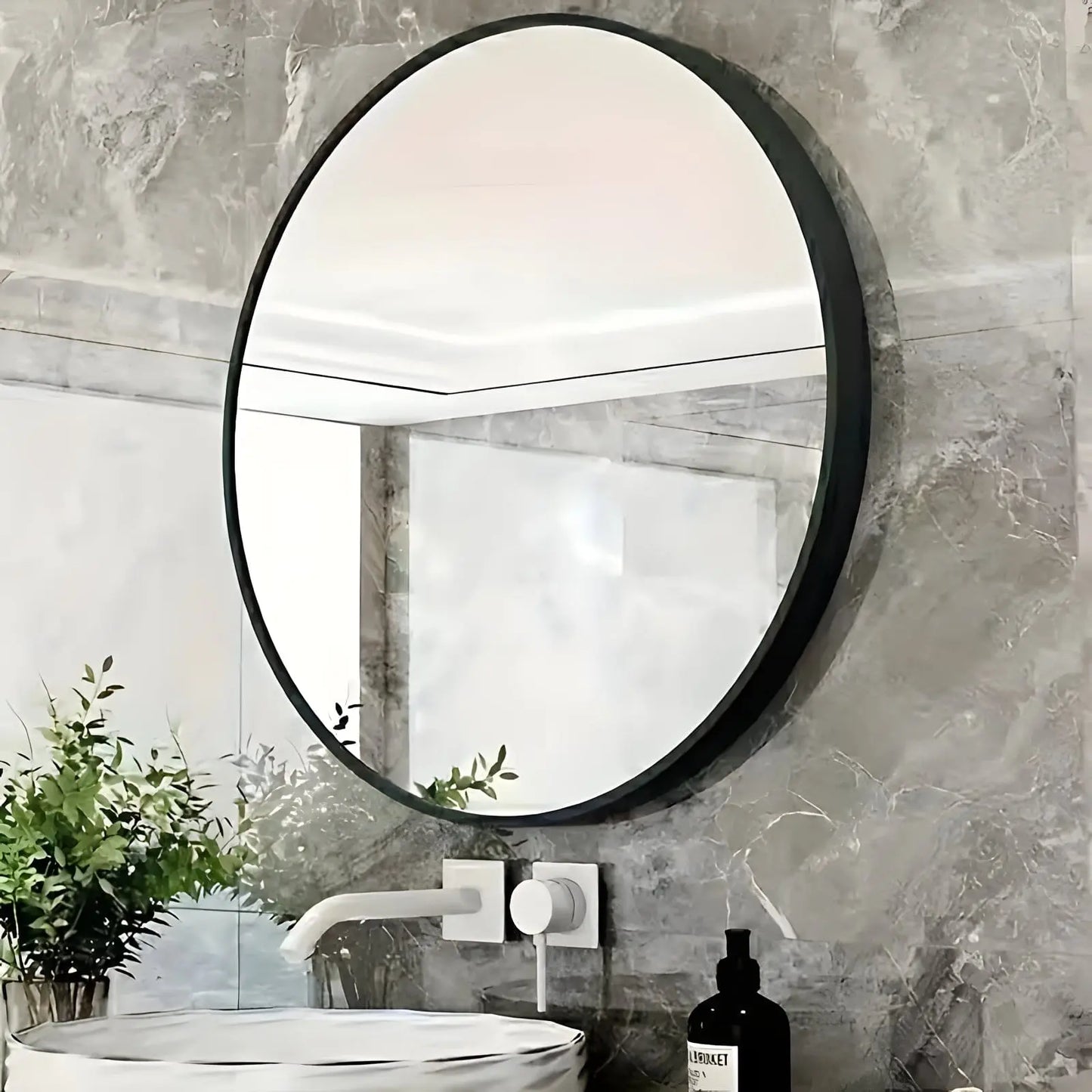 Miroir Mural Doré Rond | Elégance - Miroir émoi - Miroir Mural Rond