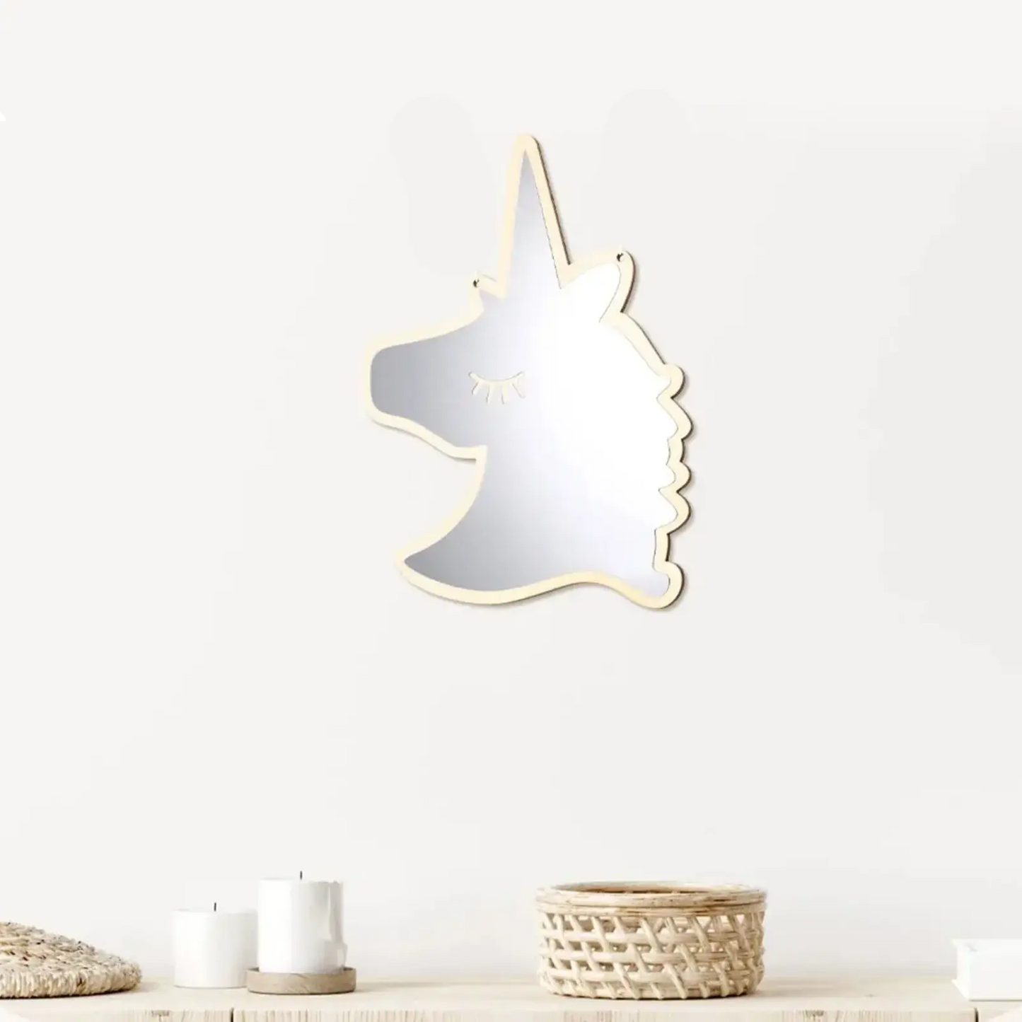 Miroir Mural Enfant | Licorne Miroir émoi