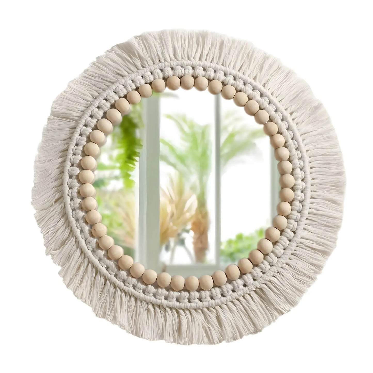 Miroir Mural Rond | Bohémien - Miroir émoi - Miroir Mural Bohémien 33 x 33 cm