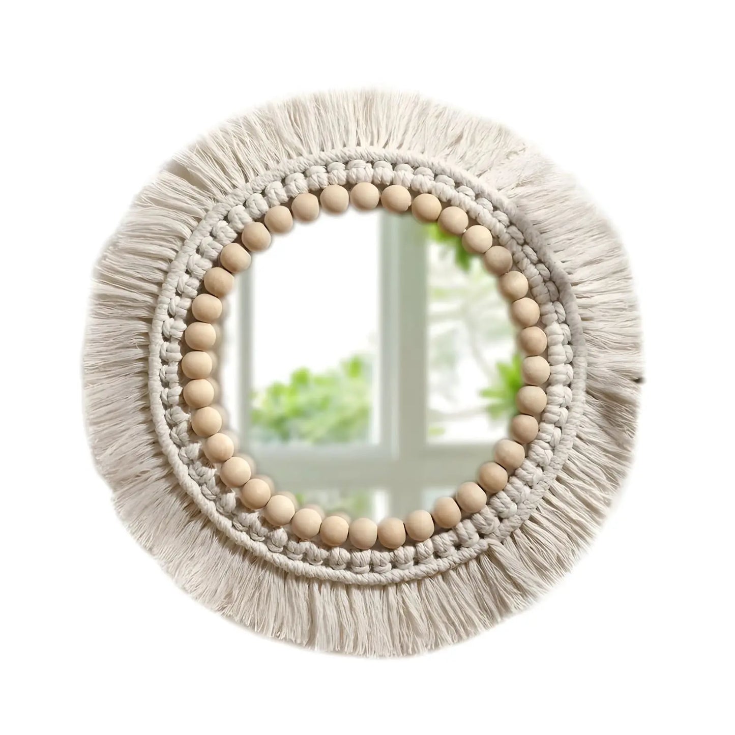 Miroir Mural Rond | Bohémien - Miroir émoi - Miroir Mural Bohémien 28 x 28 cm