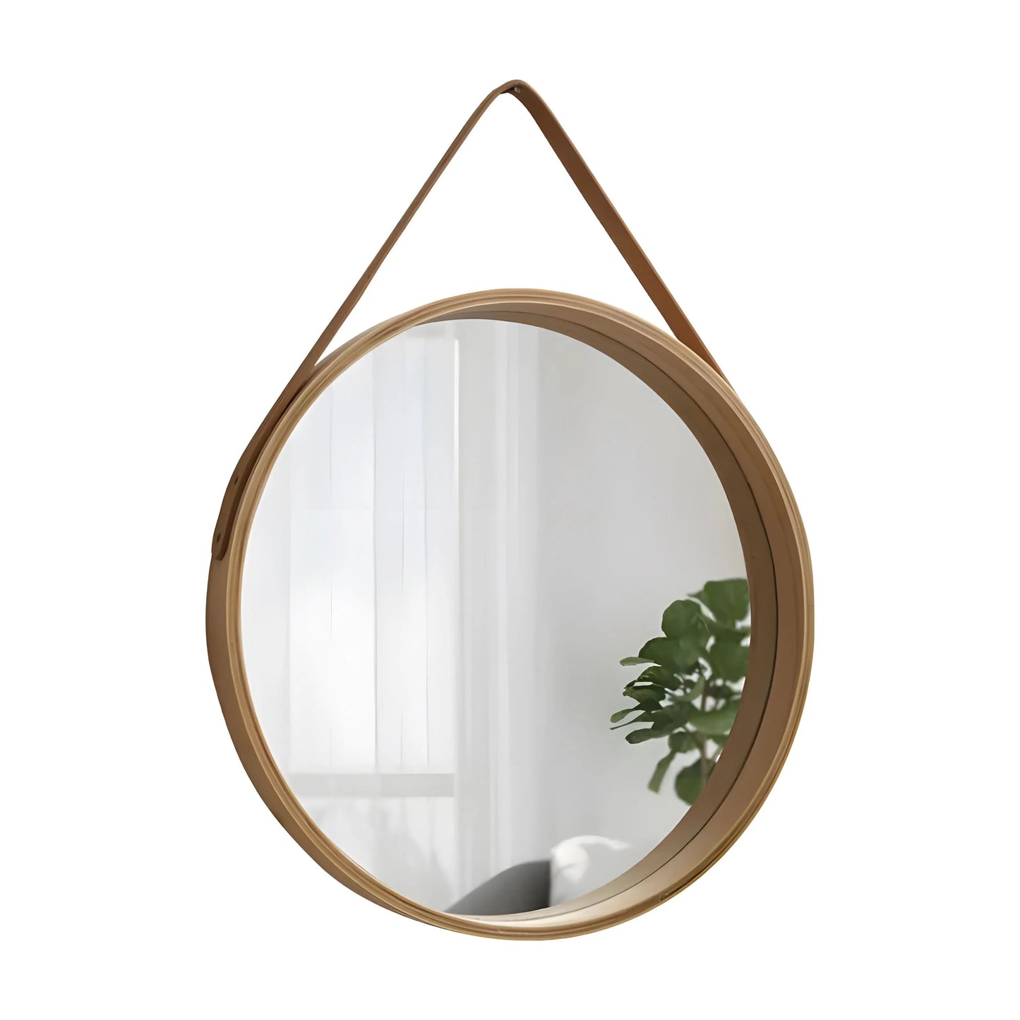 Miroir Mural Rond | Bois - Miroir émoi - Miroir Mural Rond Cadre en Bois