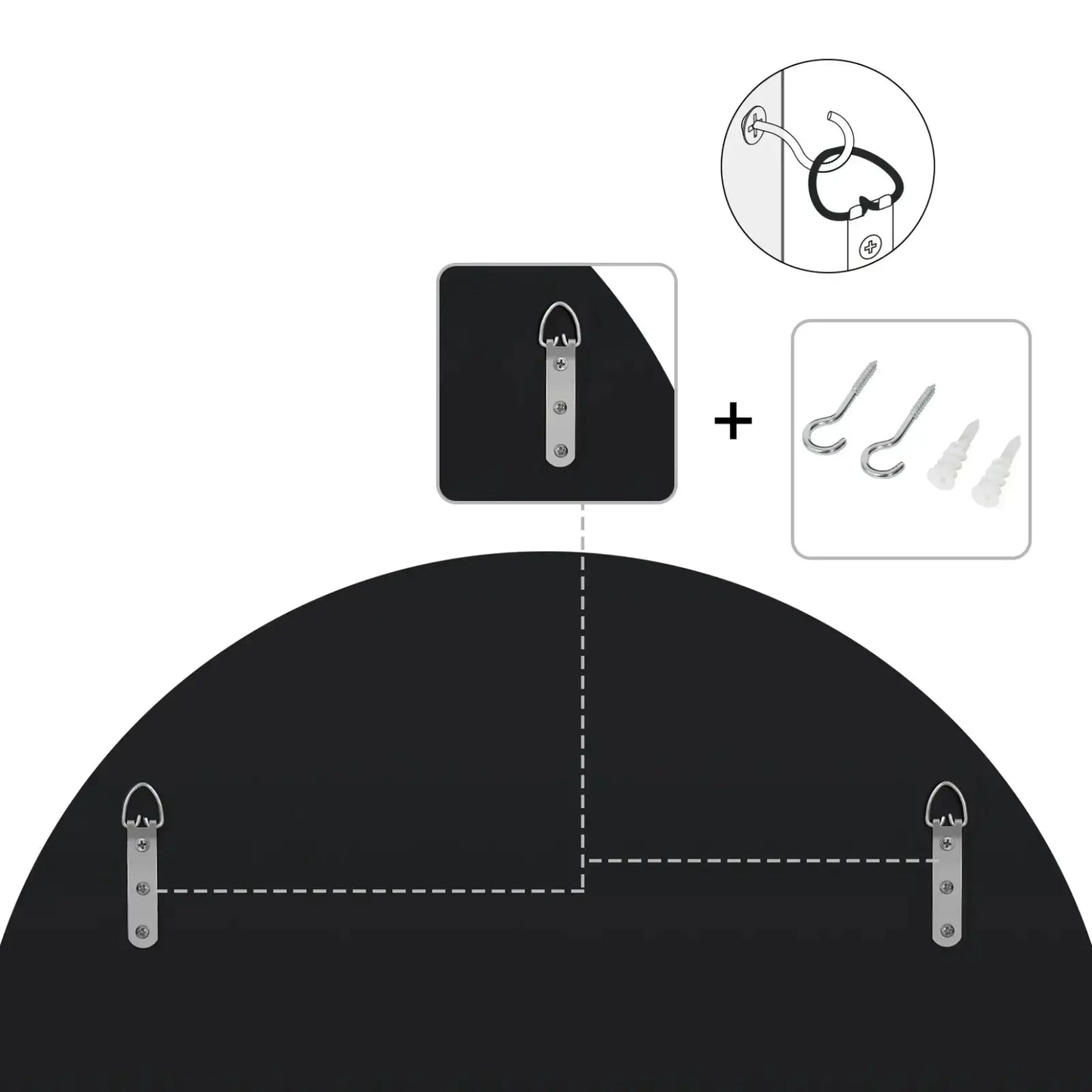 Miroir Mural Rond | Soleil - Miroir émoi - Miroir Mural Rond