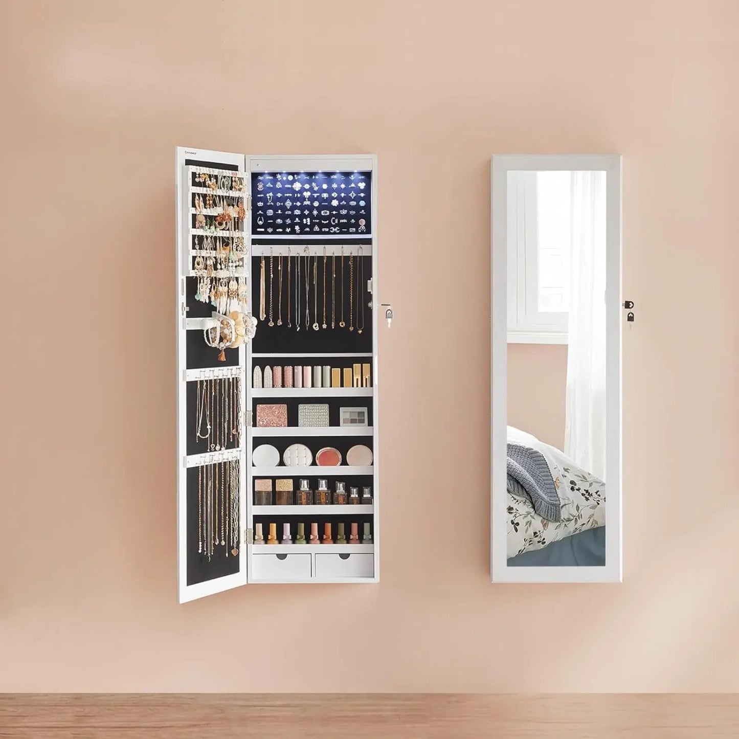 Miroir Mural | Armoire à Bijoux Miroir émoi