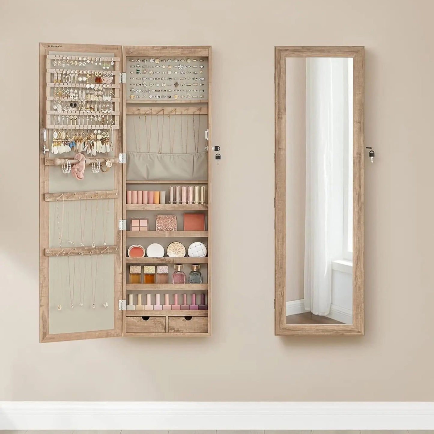 Miroir Mural | Armoire à Bijoux Miroir émoi