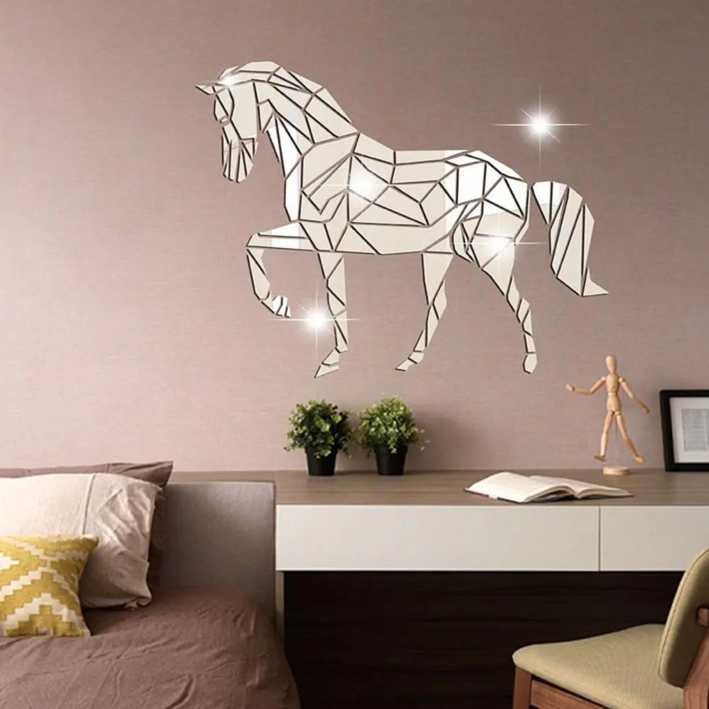 Miroir Mural | Cheval Profil Miroir émoi