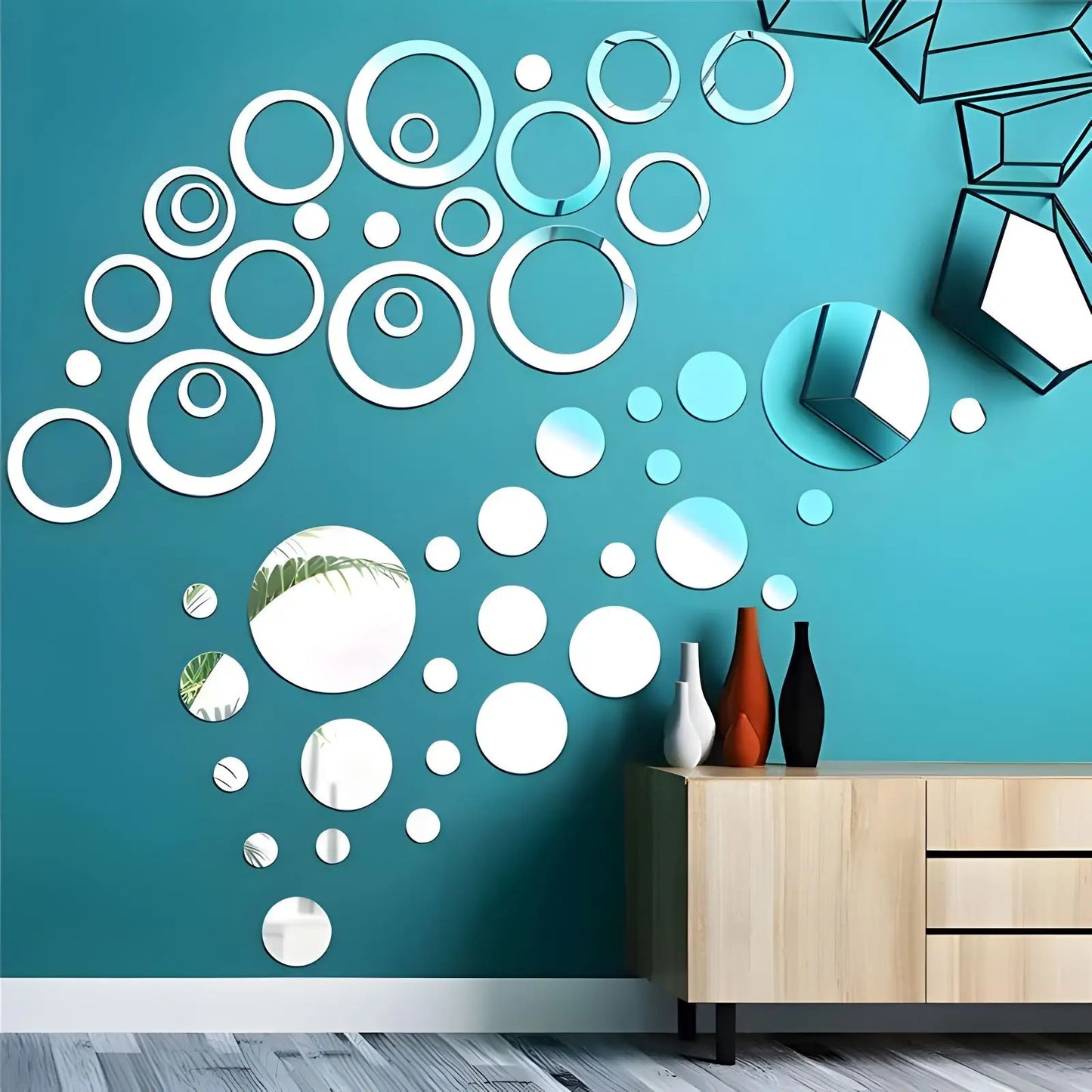 Miroir Mural | Lot Original - Miroir émoi - Miroir Mural Décoratif