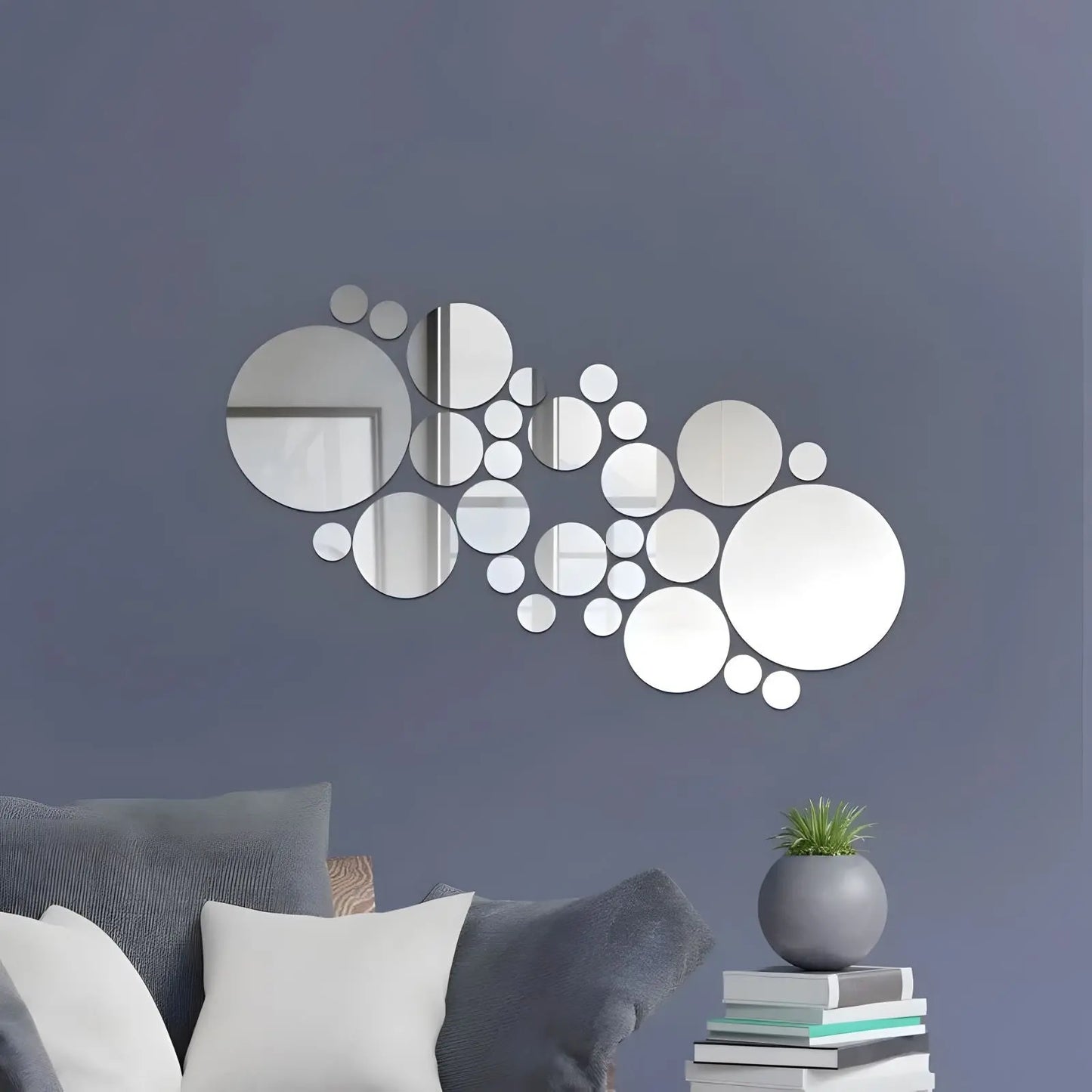 Miroir Mural | Lot Original - Miroir émoi - Miroir Mural Décoratif Ronds