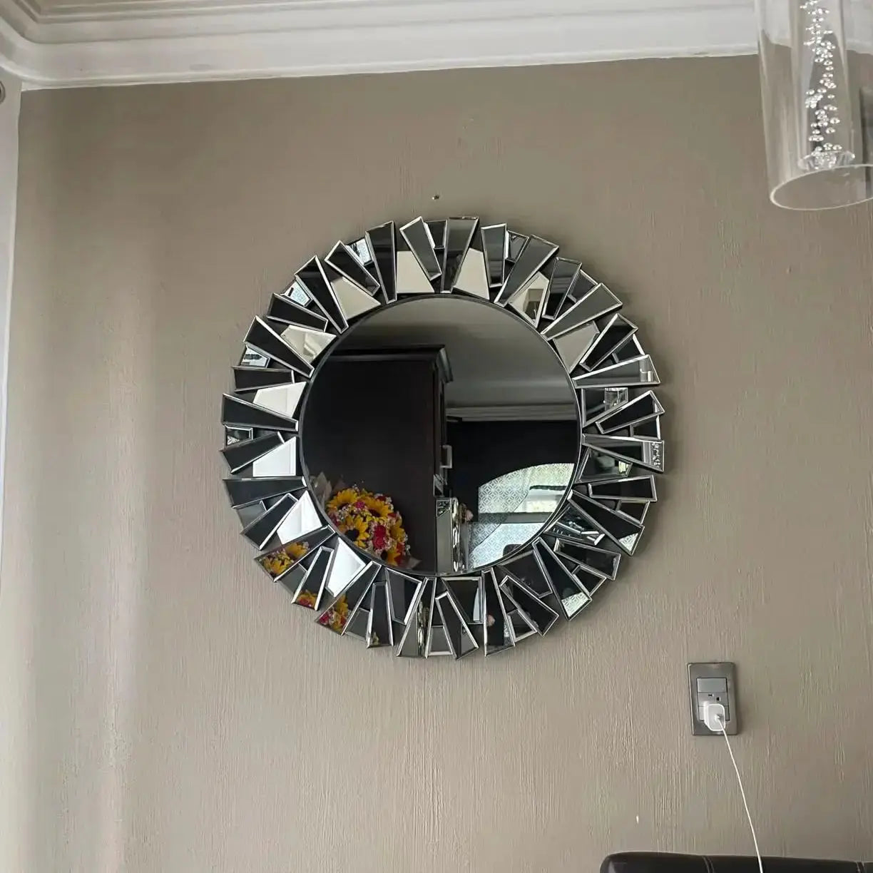 Miroir Rond | Soleil Brisé Miroir émoi