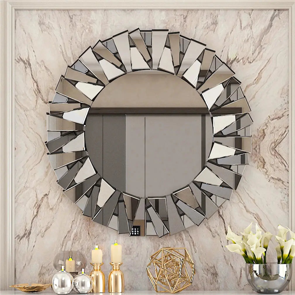 Miroir Rond | Soleil Brisé Miroir émoi