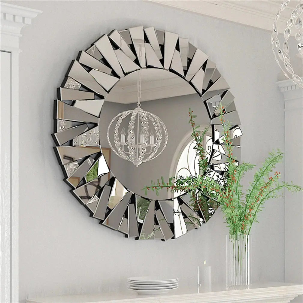 Miroir Rond | Soleil Brisé Miroir émoi