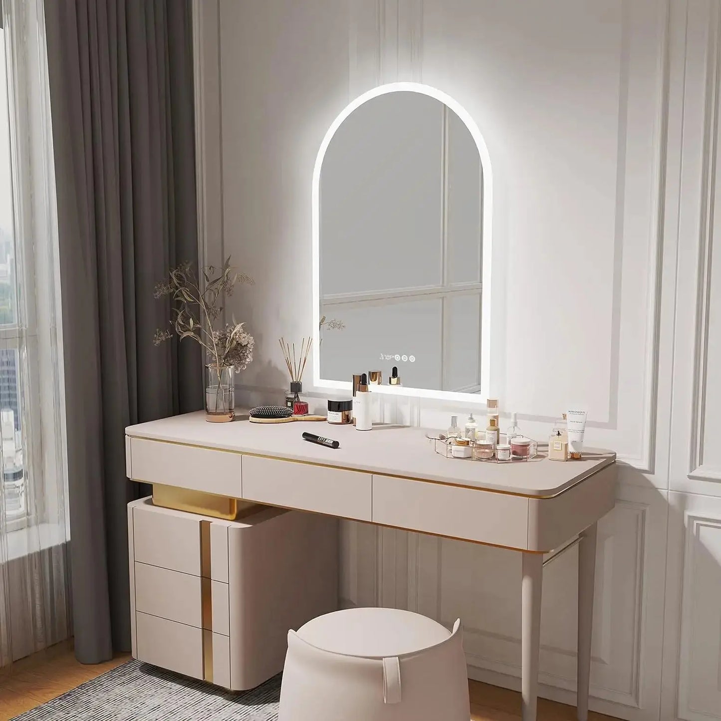 Miroir Salle de Bain LED | Arche Miroir émoi