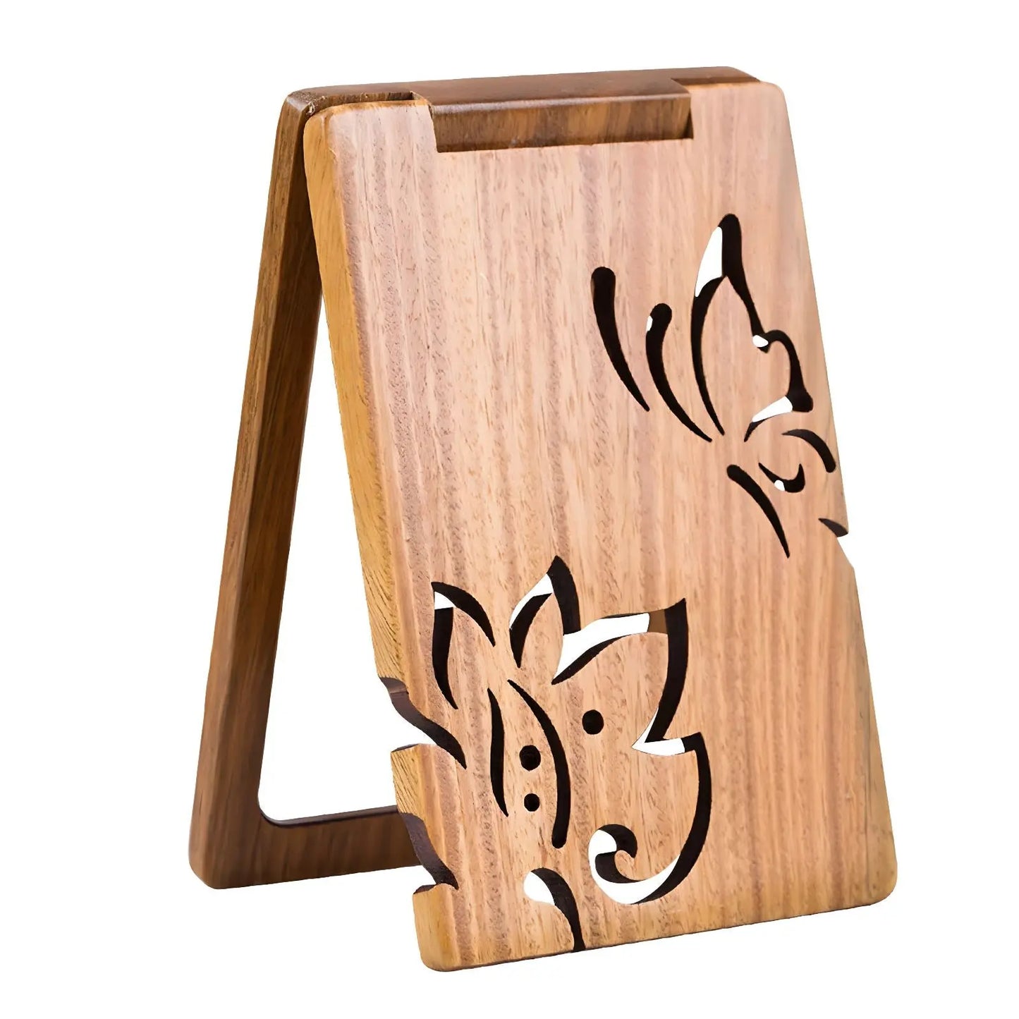 Miroir de Poche | Bois Gravé - Miroir émoi - Miroir de Poche Bois