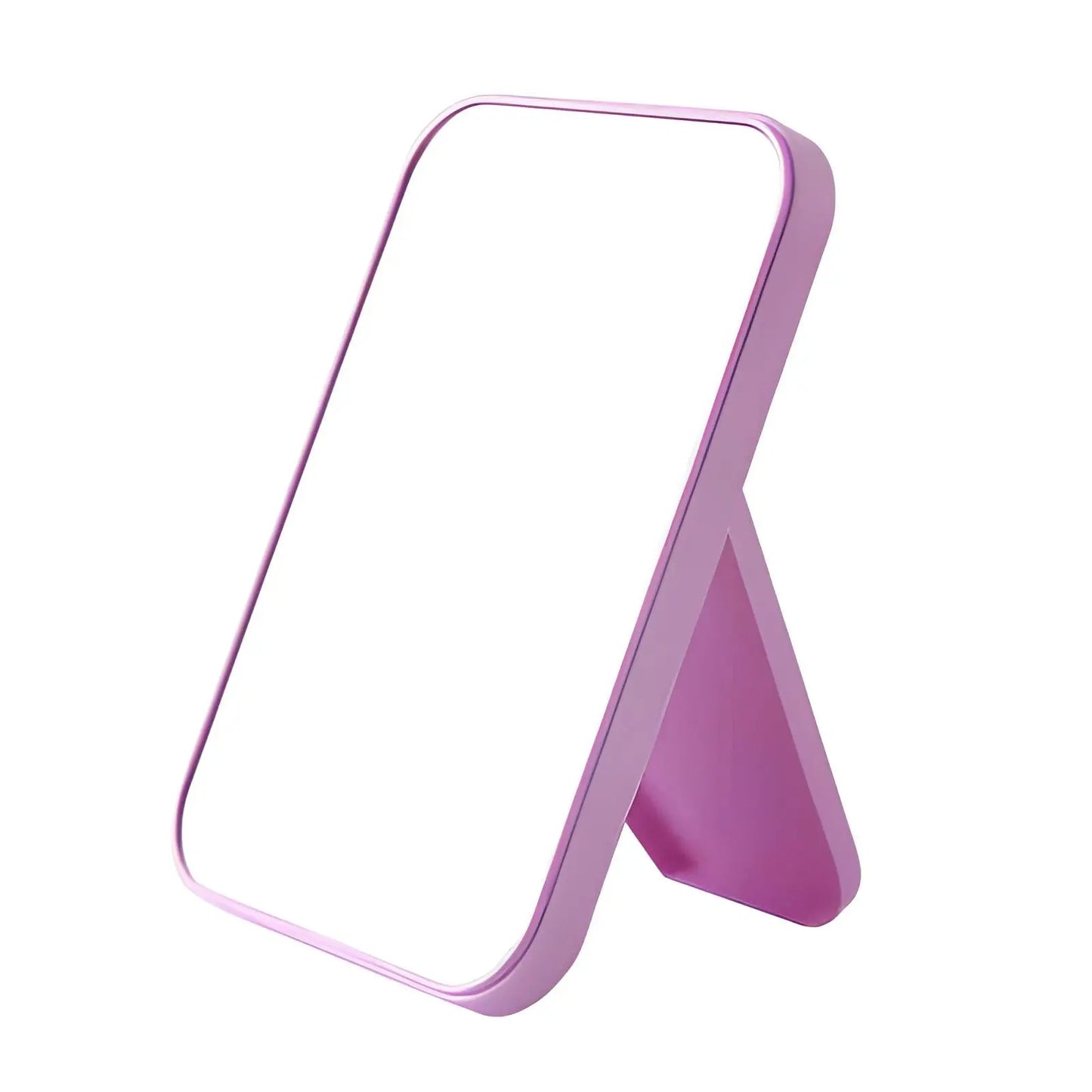Miroir de Poche | Rectangulaire - Miroir émoi - Miroir de Poche à Pied Rose