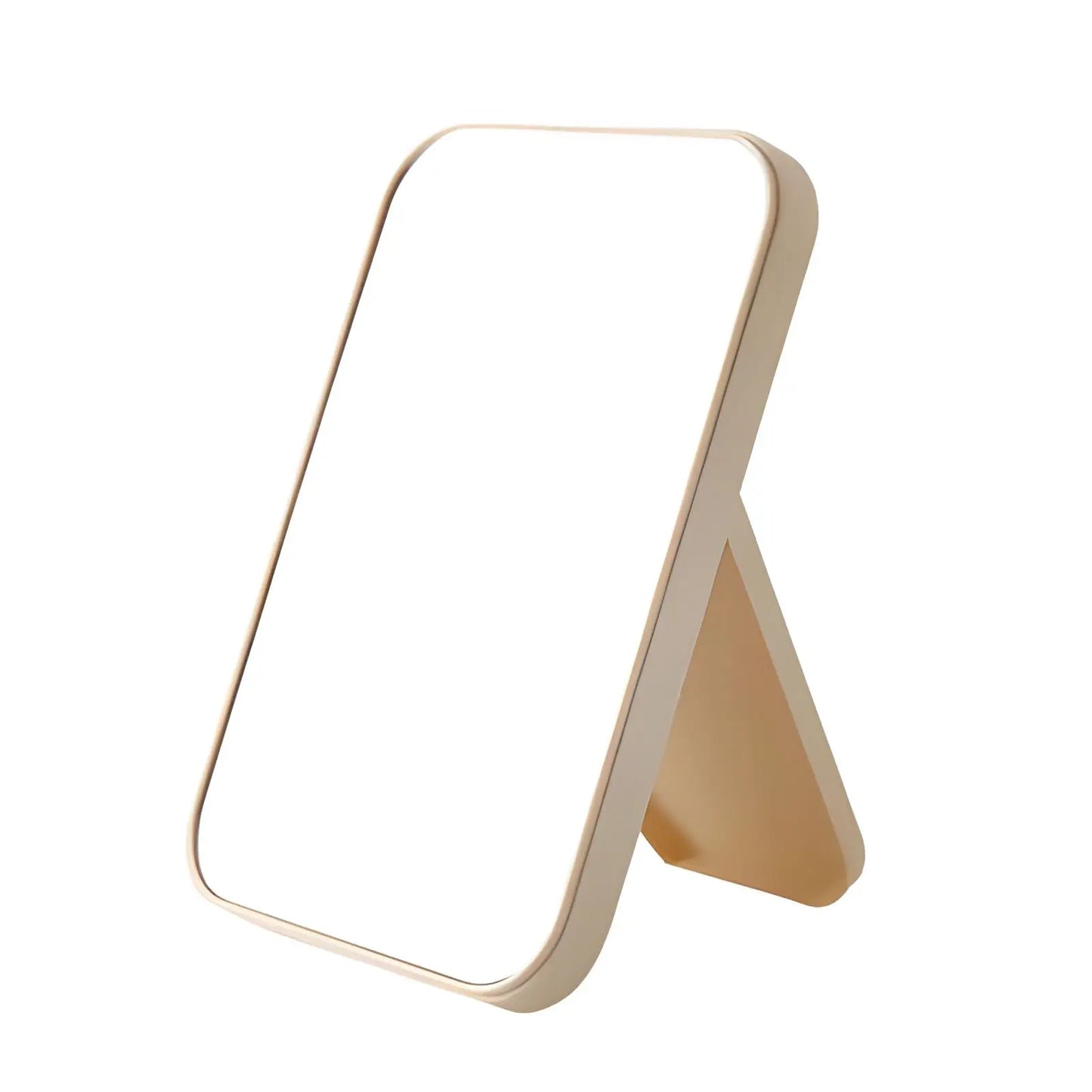 Miroir de Poche | Rectangulaire - Miroir émoi - Miroir de Poche à Pied Jaune