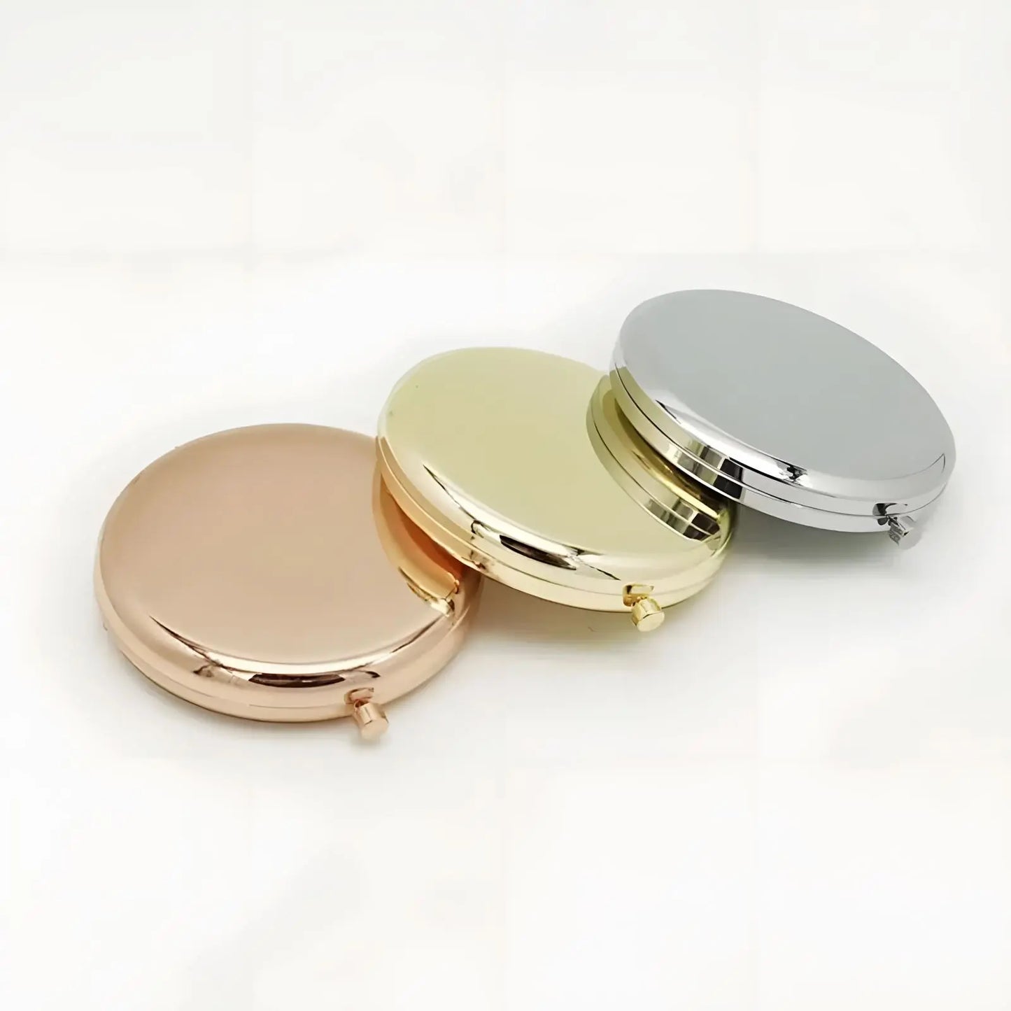 Miroir de Poche | Rond Uni - Miroir émoi - Miroir de Poche Rond