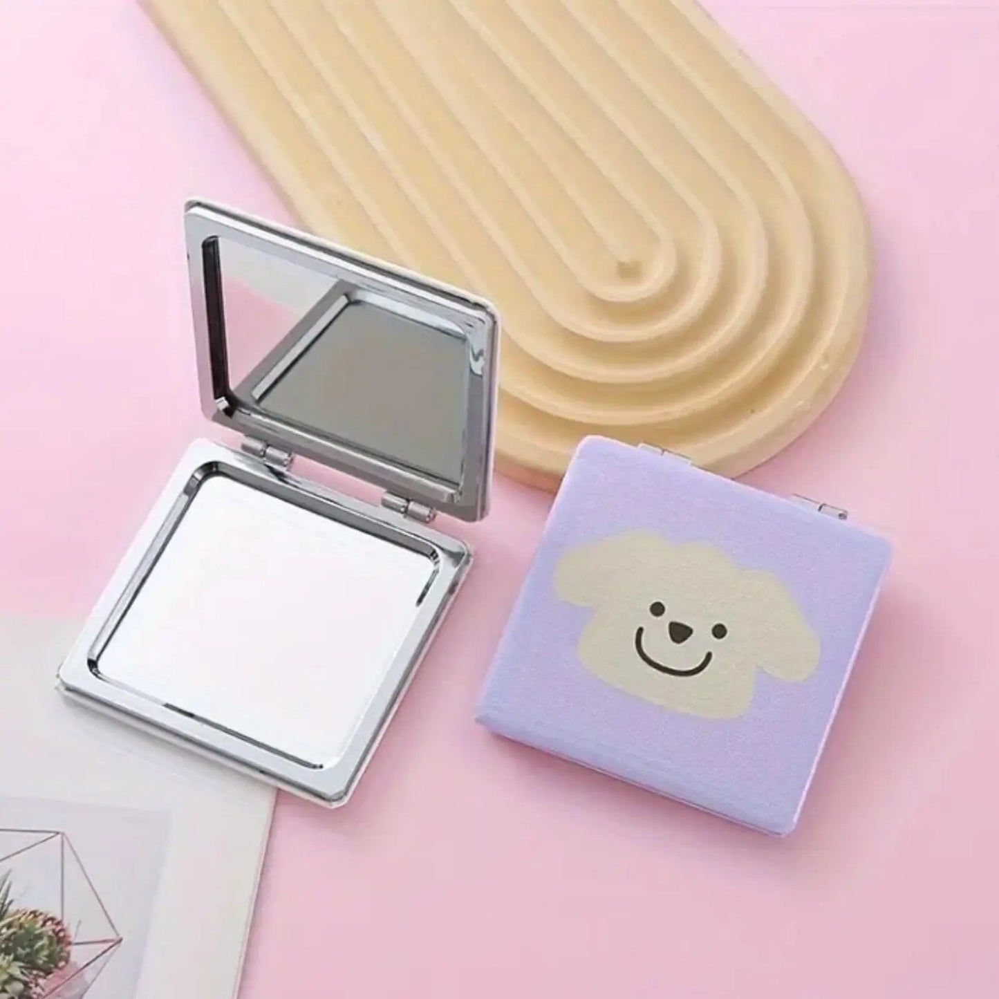 Miroir de Poche | Smile - Miroir émoi - Miroir de Poche Mignon