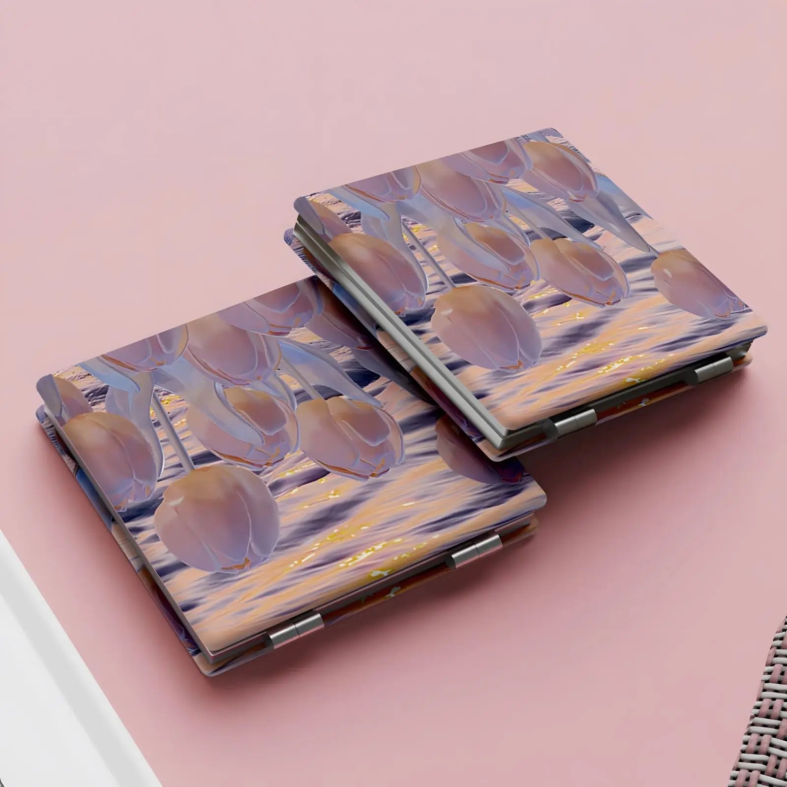 Miroir de Poche | Tulipes - Miroir émoi - Miroir de Poche Peinture