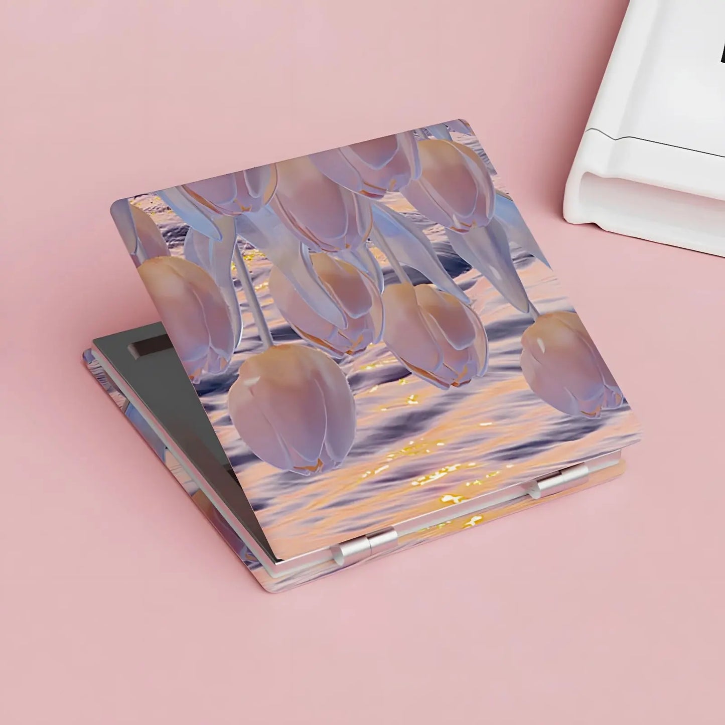 Miroir de Poche | Tulipes - Miroir émoi - Miroir de Poche Peinture