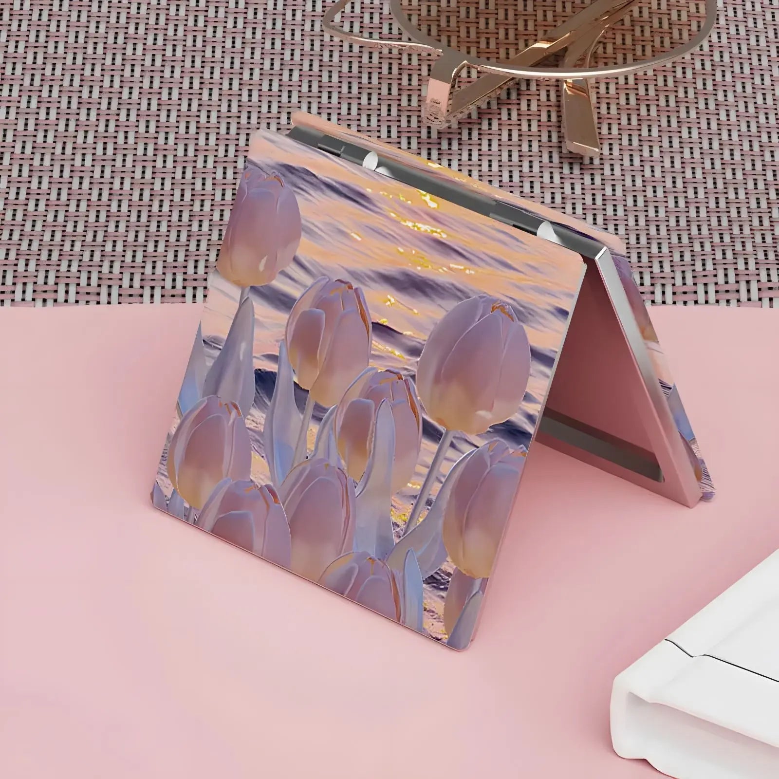 Miroir de Poche | Tulipes - Miroir émoi - Miroir de Poche Peinture