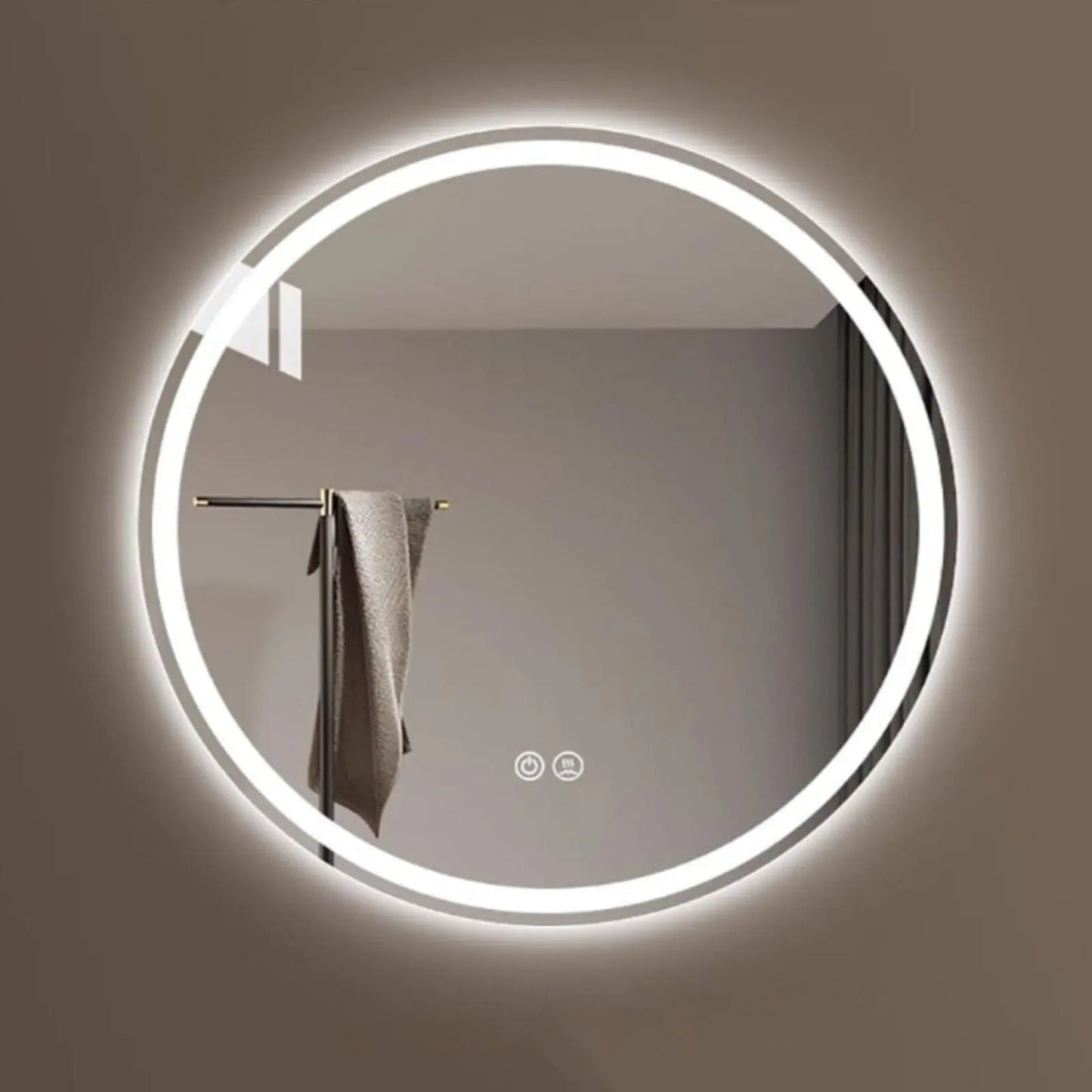 Miroir de Salle de Bain LED | Le Rond - Miroir émoi - Miroir de Salle de Bain LED