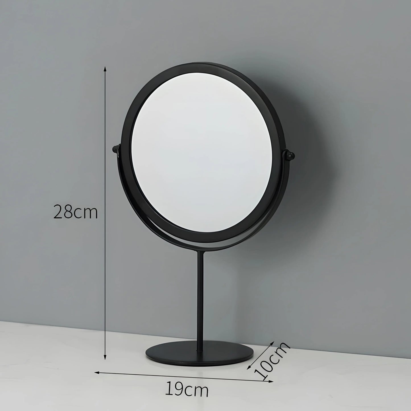 Miroir sur Pied Rond | Classique - Miroir émoi - Miroir sur Pied
