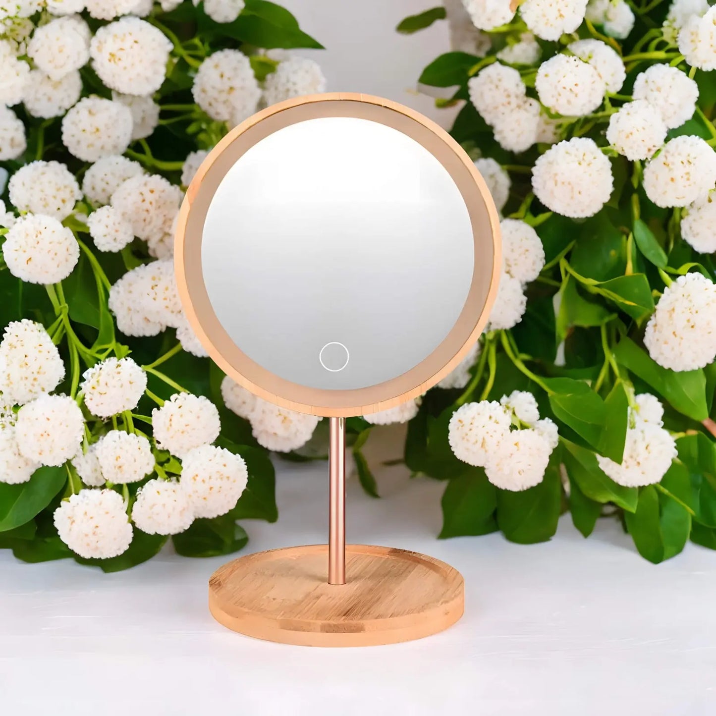 Miroir sur Pied | Bois LED - Miroir émoi - Miroir sur Pied LED