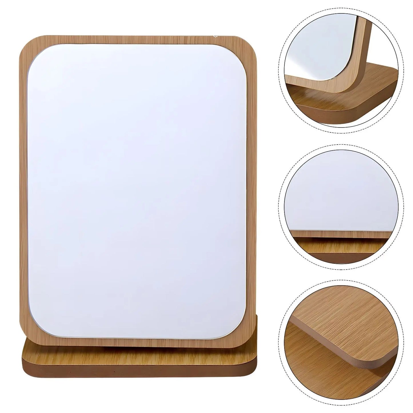 Miroir sur Pied | Bois Rectangulaire - Miroir émoi - Miroir sur Pied Bois