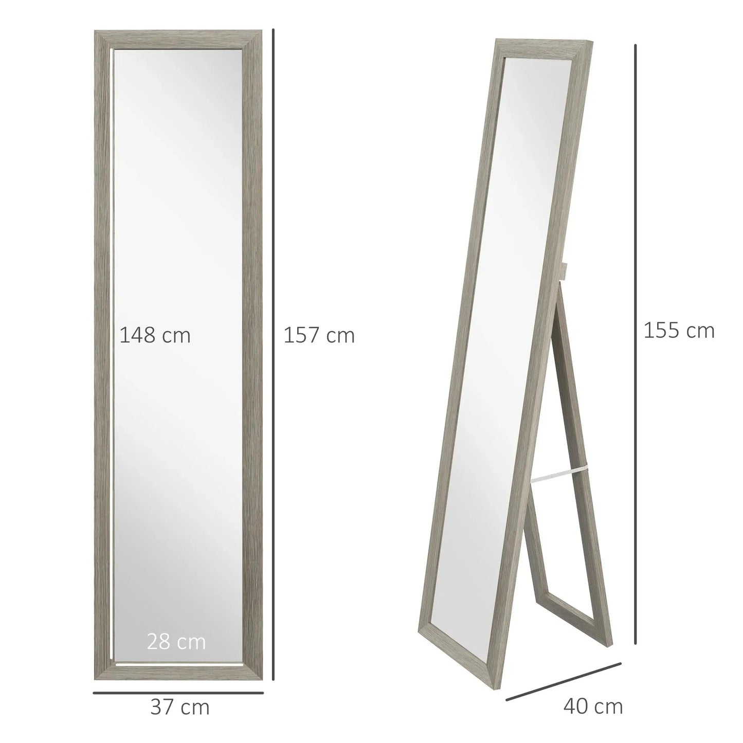Miroir sur Pied | Classique Miroir émoi