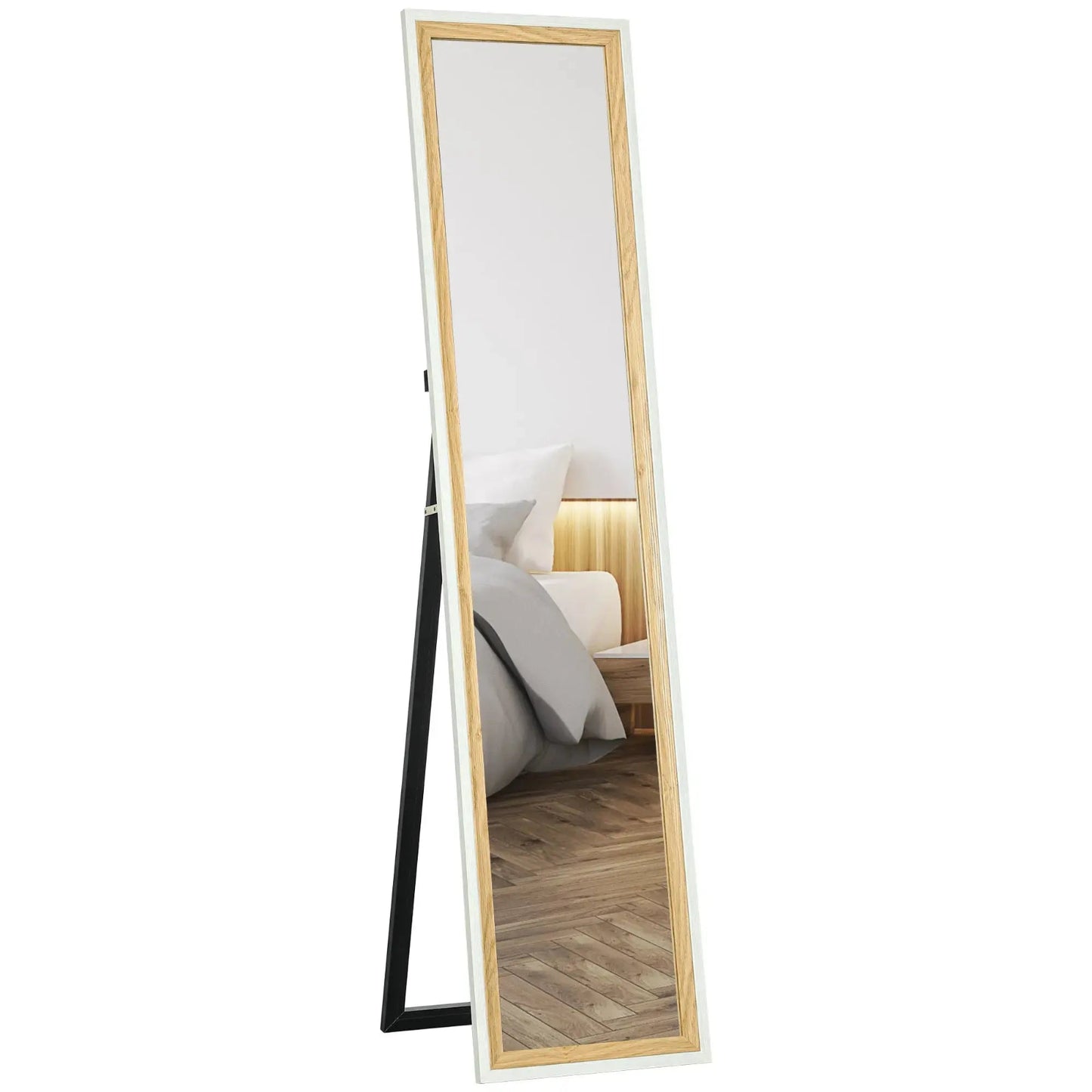 Miroir sur Pied | Grand Classique Bois Miroir émoi