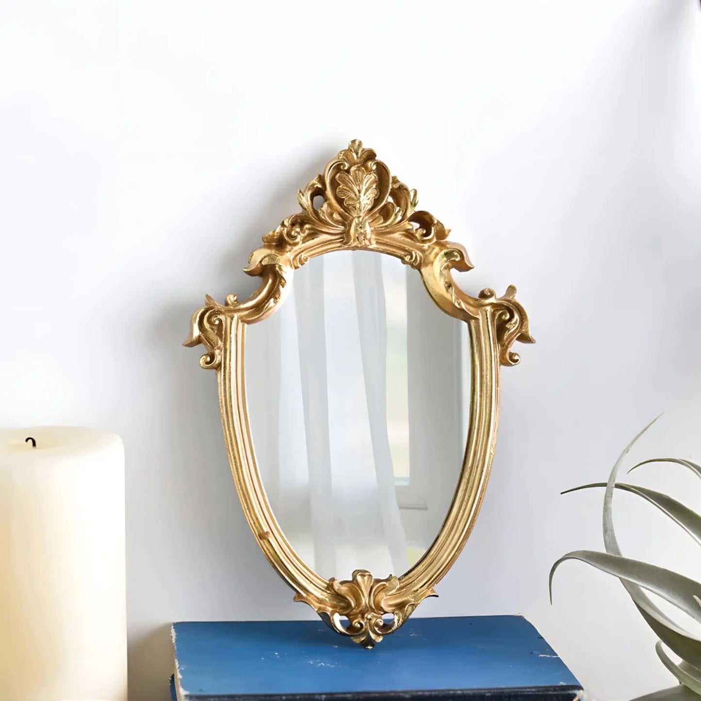 Miroir Doré | Blason - Miroir émoi - Miroir Doré Vintage