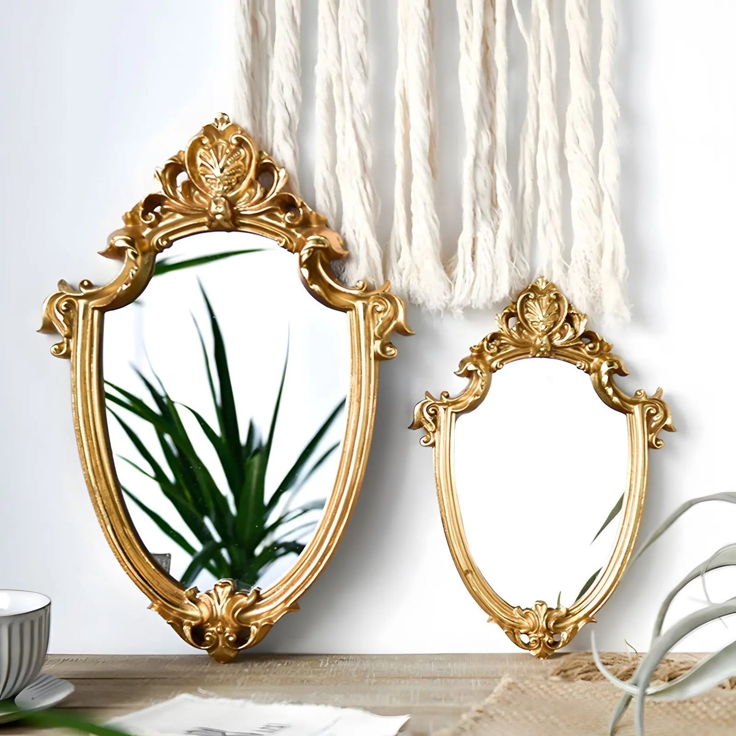 Miroir Doré | Blason - Miroir émoi - Miroir Doré Vintage