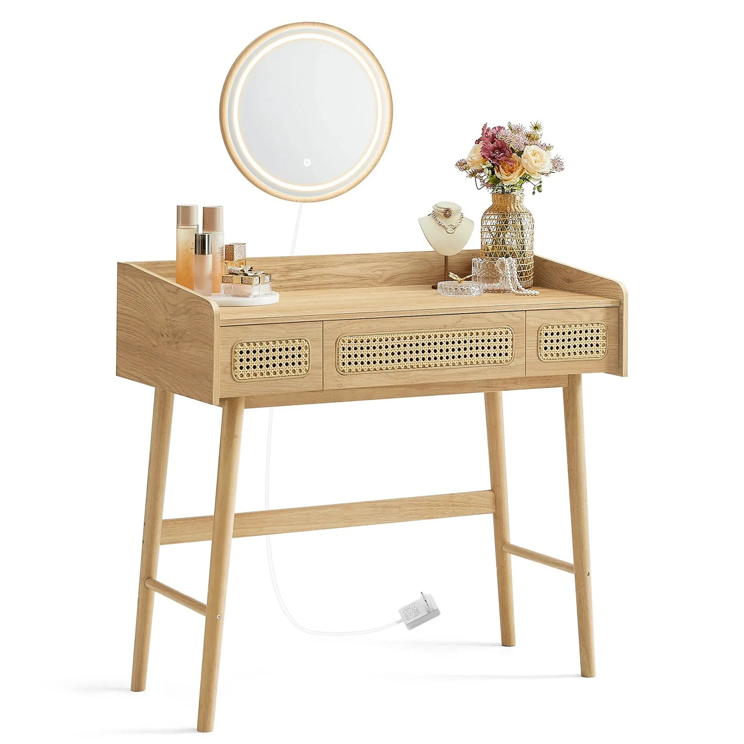 Coiffeuse LED | Esprit Bohème- Miroir émoi - Coiffeuse Miroir