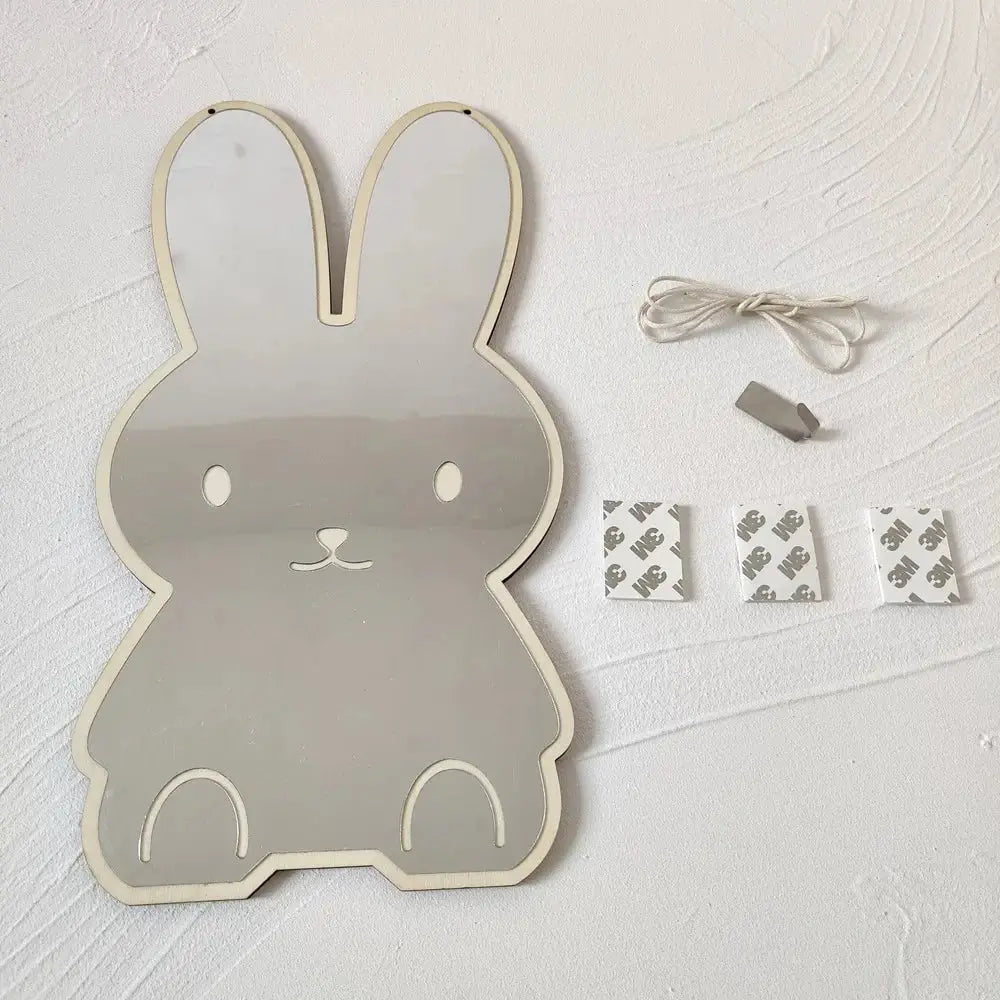Miroir Mural Enfant| Lapin Miroir émoi