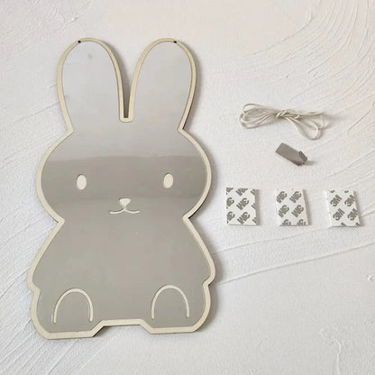 Miroir Mural Enfant| Lapin Miroir émoi