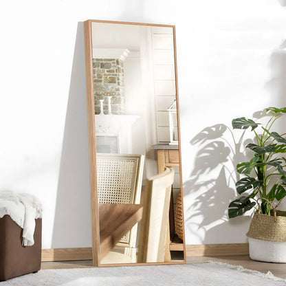 Miroir Mural Rectangulaire | Bois Simple - Miroir émoi - Miroir Mural Cadre en Bois 
