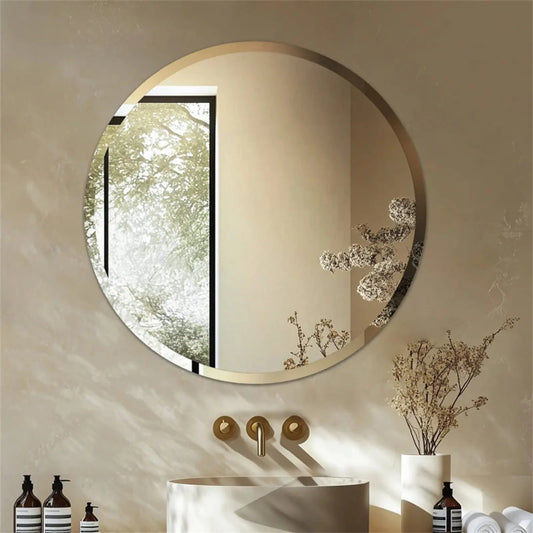Miroir Mural Rond | Minimaliste - Miroir émoi - Miroir Mural Rond
