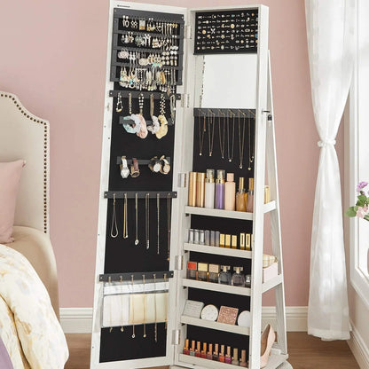 Miroir | L'Armoire à Bijoux - Miroir émoi - Coiffeuse Armoire a Bijoux Blanc 