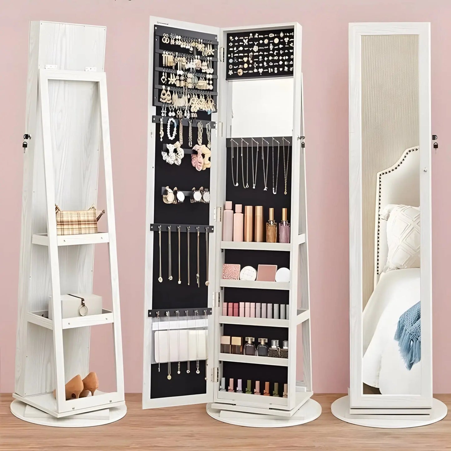 Miroir | L'Armoire à Bijoux - Miroir émoi - Coiffeuse Armoire a Bijoux 