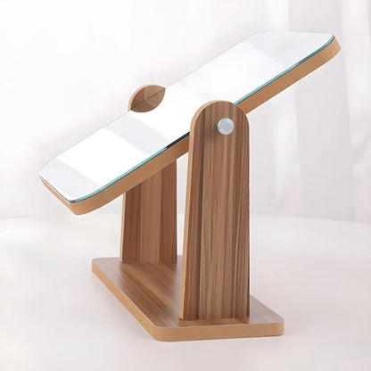 Miroir sur Pied | Bois Pivotant - Miroir émoi - Miroir sur Pied Bois 