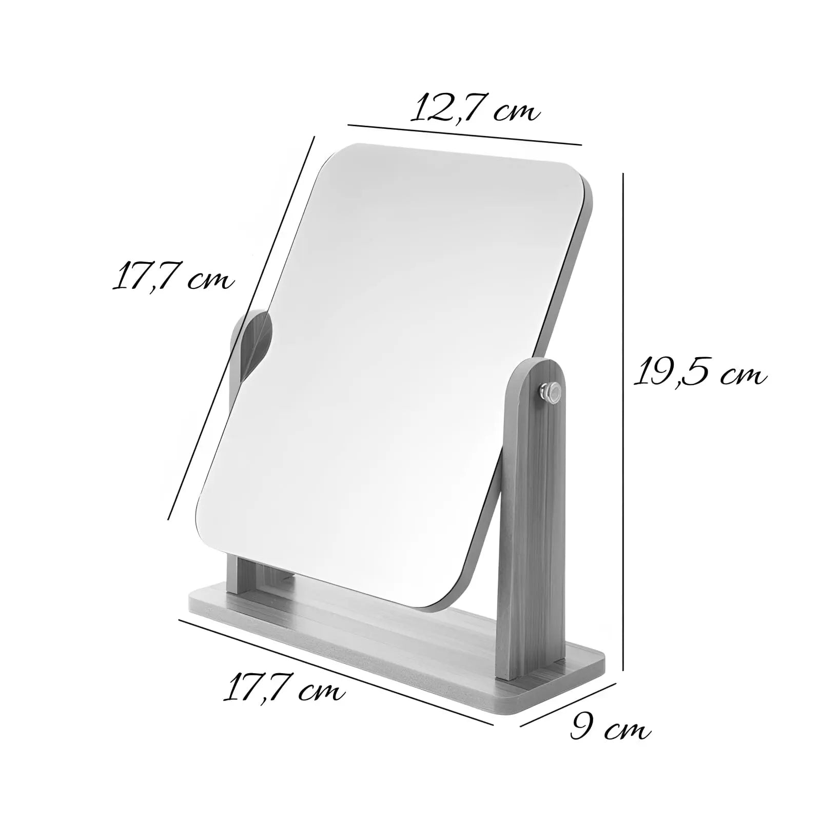 Miroir sur Pied | Bois Pivotant - Miroir émoi - Miroir sur Pied Bois 