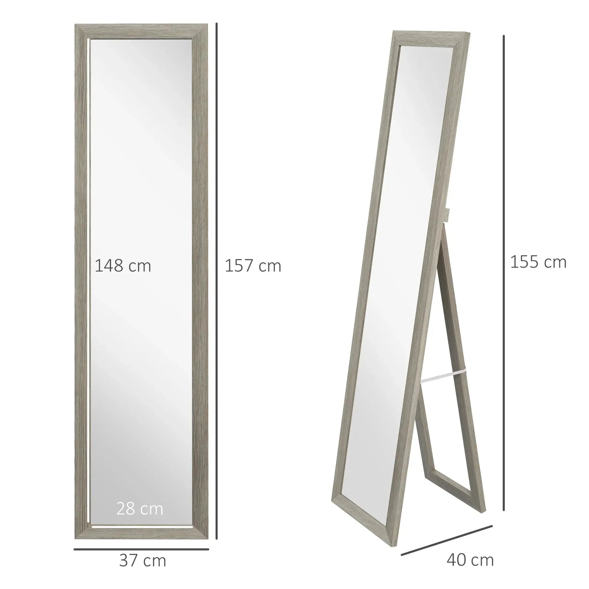 Miroir sur Pied | Classique Miroir émoi